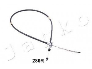 JAPKO 131280R trosas, stovėjimo stabdys 
 Stabdžių sistema -> Valdymo svirtys/trosai
4642029045