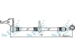 APEC braking HOS3986 stabdžių žarnelė 
 Stabdžių sistema -> Stabdžių žarnelės
01465TF0000