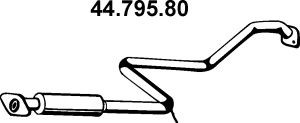 EBERSPÄCHER 44.795.80 vidurinis duslintuvas 
 Išmetimo sistema -> Duslintuvas
20300-0N210