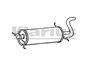 KLARIUS 220151 galinis duslintuvas 
 Išmetimo sistema -> Duslintuvas
F21940100B, F21940100E, F21940100G