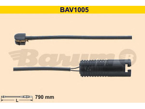 BARUM BAV1005 įspėjimo kontaktas, stabdžių trinkelių susidėvėjimas 
 Stabdžių sistema -> Susidėvėjimo indikatorius, stabdžių trinkelės
34 35 1 181 342, 34 35 1 181 344