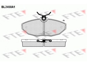 FTE BL2450A1 stabdžių trinkelių rinkinys, diskinis stabdys 
 Techninės priežiūros dalys -> Papildomas remontas
C2C 20585, C2C 8342, 3W4Z-2200-AA