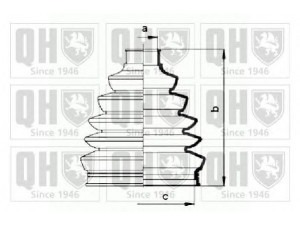 QUINTON HAZELL QJB833 gofruotoji membrana, kardaninis velenas 
 Ratų pavara -> Gofruotoji membrana
3B0 498 203A, 4A0 498 203C, 8D0 498 099C