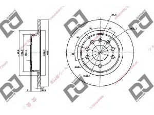 DJ PARTS BD1405 stabdžių diskas 
 Stabdžių sistema -> Diskinis stabdys -> Stabdžių diskas
569115, 931718481