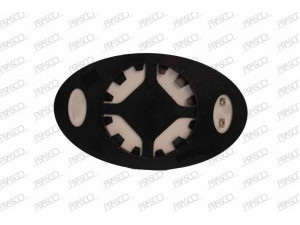 PRASCO MN3047504 veidrodėlio stiklas, išorinis veidrodėlis 
 Kėbulas -> Keleivių kabina -> Veidrodėlis
51167058060