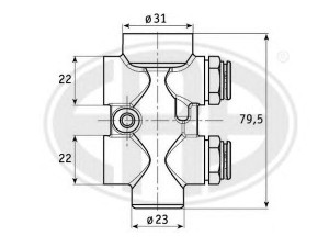 ERA 350300 termostatas, aušinimo skystis 
 Aušinimo sistema -> Termostatas/tarpiklis -> Thermostat
169 501 01 65