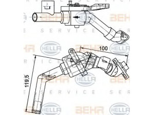 HELLA 9XL 351 328-161 valdymo vožtuvas, aušinimo skystis
000 830 73 84, 001 830 16 84, A 000 830 73 84