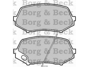 BORG & BECK BBP2258 stabdžių trinkelių rinkinys, diskinis stabdys 
 Techninės priežiūros dalys -> Papildomas remontas
MK528485, MK528486, MK528944, MK528945