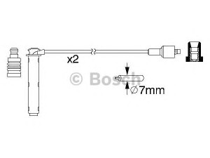 BOSCH 0 986 357 154 uždegimo laido komplektas 
 Kibirkšties / kaitinamasis uždegimas -> Uždegimo laidai/jungtys
GHT 291, NGC 0000 30, NGC 0000 40