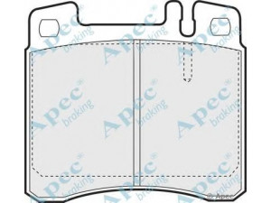 APEC braking PAD760 stabdžių trinkelių rinkinys, diskinis stabdys 
 Techninės priežiūros dalys -> Papildomas remontas
0024200320, 24200320, A0024200320