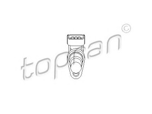 TOPRAN 206 841 RPM jutiklis, variklio valdymas 
 Elektros įranga -> Jutikliai
62 35 604, 97306560