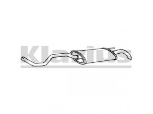 KLARIUS 240598 galinis duslintuvas 
 Išmetimo sistema -> Duslintuvas
6K5253609AE, 6K5253609AE, 6K5253609AE