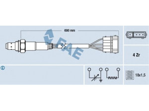 FAE 77128 lambda jutiklis 
 Išmetimo sistema -> Lambda jutiklis
004 165 019, 021 906 265 A, 021 906 265 N