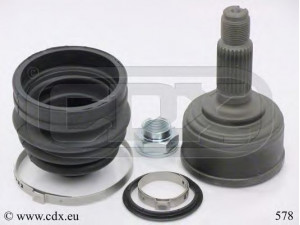 CDX 578 jungčių komplektas, kardaninis velenas 
 Ratų pavara -> Sujungimai/komplektas