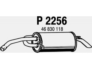 FENNO P2256 galinis duslintuvas 
 Išmetimo sistema -> Duslintuvas
46830118