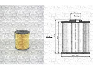 MAGNETI MARELLI 213908582000 kuro filtras 
 Techninės priežiūros dalys -> Papildomas remontas
611 090 00 51, 611 090 05 52, 611 090 06 52
