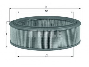 KNECHT LX 161 oro filtras 
 Techninės priežiūros dalys -> Techninės priežiūros intervalai
300130802602, 60748870, 700327