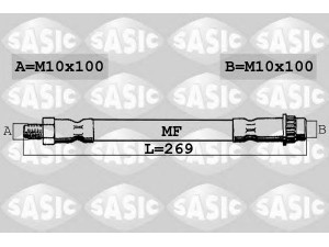SASIC SBH4071 stabdžių žarnelė 
 Stabdžių sistema -> Stabdžių žarnelės
7700804356, 7701069947, 7704003887