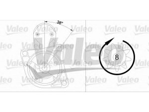 VALEO 455665 starteris 
 Elektros įranga -> Starterio sistema -> Starteris
F601-18-400, F601-18-400A, F601-18-400AES