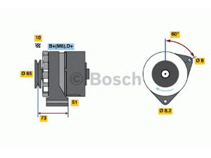 BOSCH 0 986 030 700 kintamosios srovės generatorius 
 Elektros įranga -> Kint. sr. generatorius/dalys -> Kintamosios srovės generatorius
12 31 1 277 216, 12 31 1 277 217