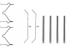 priedų komplektas, diskinių stabdžių trinkelės