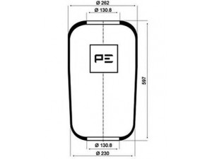 PE Automotive 084.055-70A dėklas, pneumatinė pakaba 
 Pakaba -> Pneumatinė pakaba
674 328 00 01, 674 328 00 02
