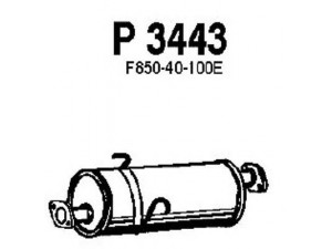 FENNO P3443 vidurinis duslintuvas 
 Išmetimo sistema -> Duslintuvas
F850-40-100C, F850-40-100E, FE50-40-100C