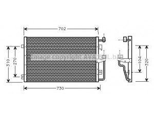 AVA QUALITY COOLING CT5027 kondensatorius, oro kondicionierius
52473168