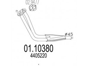 MTS 01.10380 išleidimo kolektorius
4405220