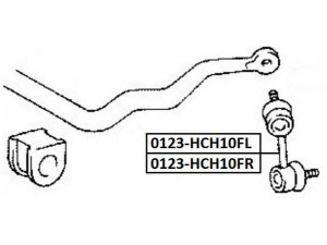 ASVA 0123-KCH10FL šarnyro stabilizatorius 
 Ašies montavimas/vairavimo mechanizmas/ratai -> Stabilizatorius/fiksatoriai -> Savaime išsilyginanti atrama
48810-26020