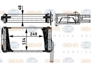 HELLA 8FH 351 311-581 šilumokaitis, salono šildymas 
 Šildymas / vėdinimas -> Šilumokaitis
1 041 092, 1 630 103, 1 652 127