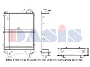 AKS DASIS 440137N radiatorius, variklio aušinimas