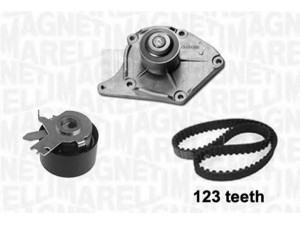MAGNETI MARELLI 341404170001 vandens siurblio ir paskirstymo diržo komplektas 
 Aušinimo sistema -> Vandens siurblys/tarpiklis -> Vandens siurblys