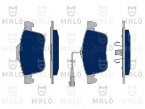MAL? 1050284 stabdžių trinkelių rinkinys, diskinis stabdys 
 Techninės priežiūros dalys -> Papildomas remontas
77363599, 77364587
