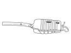 AKS DASIS SG10662 galinis duslintuvas