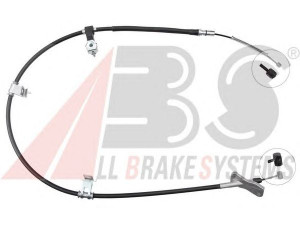 A.B.S. K17357 trosas, stovėjimo stabdys 
 Stabdžių sistema -> Valdymo svirtys/trosai
47560-S2H-013