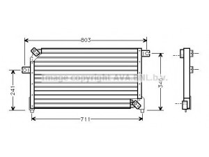 AVA QUALITY COOLING DN5159 kondensatorius, oro kondicionierius 
 Oro kondicionavimas -> Kondensatorius
921107E000