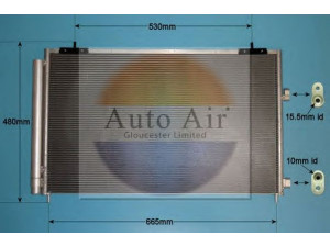 AUTO AIR GLOUCESTER 16-5268 kondensatorius, oro kondicionierius 
 Oro kondicionavimas -> Kondensatorius
8846042110