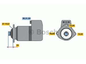 BOSCH 0 001 417 064 starteris 
 Elektros įranga -> Starterio sistema -> Starteris
1516672R, 4839041