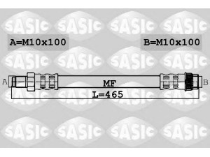 SASIC 6600046 stabdžių žarnelė 
 Stabdžių sistema -> Stabdžių žarnelės
4806H3, 4806K1