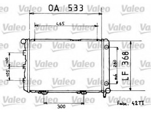 VALEO 819376 radiatorius, variklio aušinimas 
 Aušinimo sistema -> Radiatorius/alyvos aušintuvas -> Radiatorius/dalys
1245002403