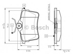 BOSCH 0 986 TB3 091 stabdžių trinkelių rinkinys, diskinis stabdys 
 Techninės priežiūros dalys -> Papildomas remontas
4254 29, 4254 29