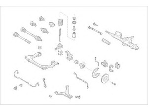 DELPHI AUDI-04668-F rato pakaba 
 Ašies montavimas/vairavimo mechanizmas/ratai -> Prekių paieška pagal schemą