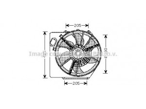 AVA QUALITY COOLING RT7536 ventiliatorius, radiatoriaus 
 Aušinimo sistema -> Oro aušinimas
7701044183, 7701045816, 7701070217