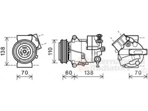 VAN WEZEL 3700K607 kompresorius, oro kondicionierius 
 Oro kondicionavimas -> Kompresorius/dalys
13346493, 1618427, 1618495, 13414018