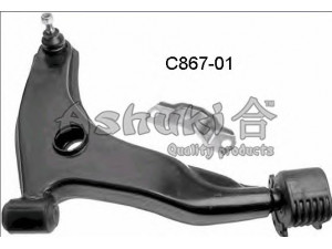 ASHUKI C867-01 vikšro valdymo svirtis 
 Ašies montavimas/vairavimo mechanizmas/ratai -> Valdymo svirtis/pasukamosios svirties sujungimas -> Vairo trauklės (valdymo svirtis, išilginis balansyras, diago
19674/FEBI, 210376/ABS, 44100/SPIDAN