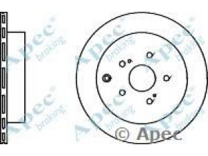 APEC braking DSK2852 stabdžių diskas 
 Stabdžių sistema -> Diskinis stabdys -> Stabdžių diskas
5561177K00