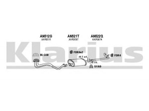 KLARIUS 160370U išmetimo sistema