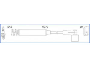 HITACHI 134258 uždegimo laido komplektas 
 Kibirkšties / kaitinamasis uždegimas -> Uždegimo laidai/jungtys
1612528, 1612543, 1612591, 90442404