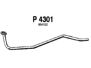 FENNO P4301 išleidimo kolektorius 
 Išmetimo sistema -> Išmetimo vamzdžiai
854102, 854107